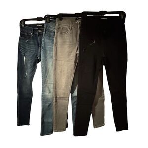 Express Women’s Jeans Bundle - Black, Gray, Blue
